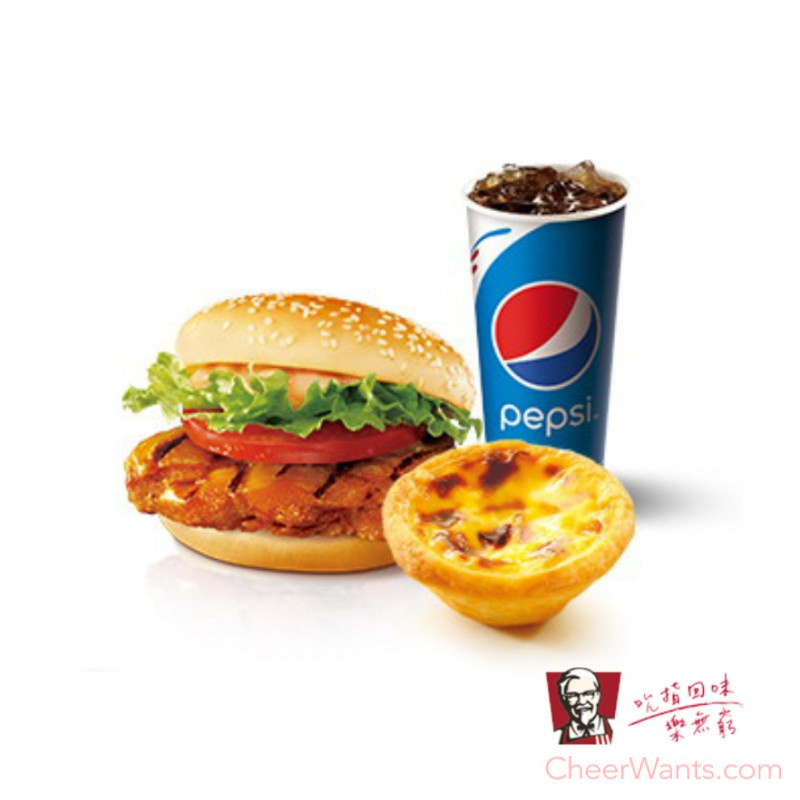 【紅利點數兌換】肯德基 KFC 紐奧良烤雞腿堡餐兌換券