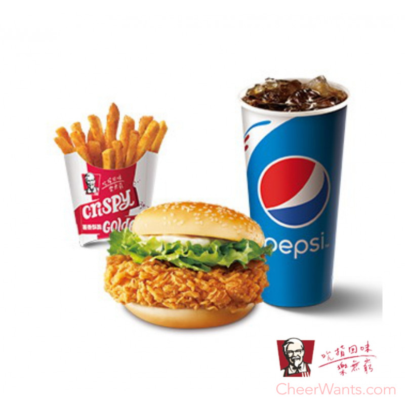 【紅利點數兌換】肯德基 KFC 咔啦雞腿堡A套餐兌換券