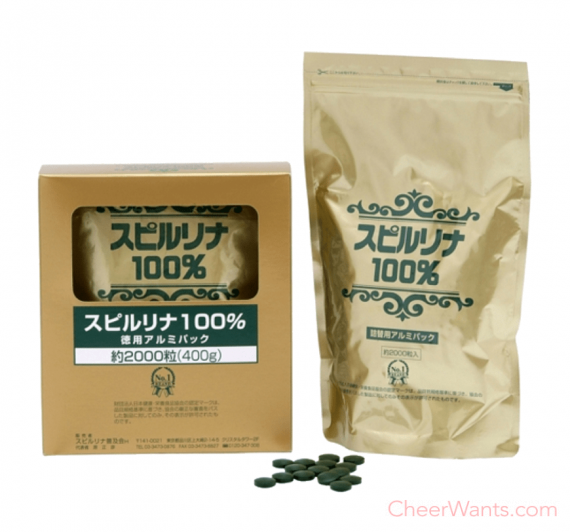 【會昌】Japan Algae 100%螺旋藻錠(2000錠/盒) 