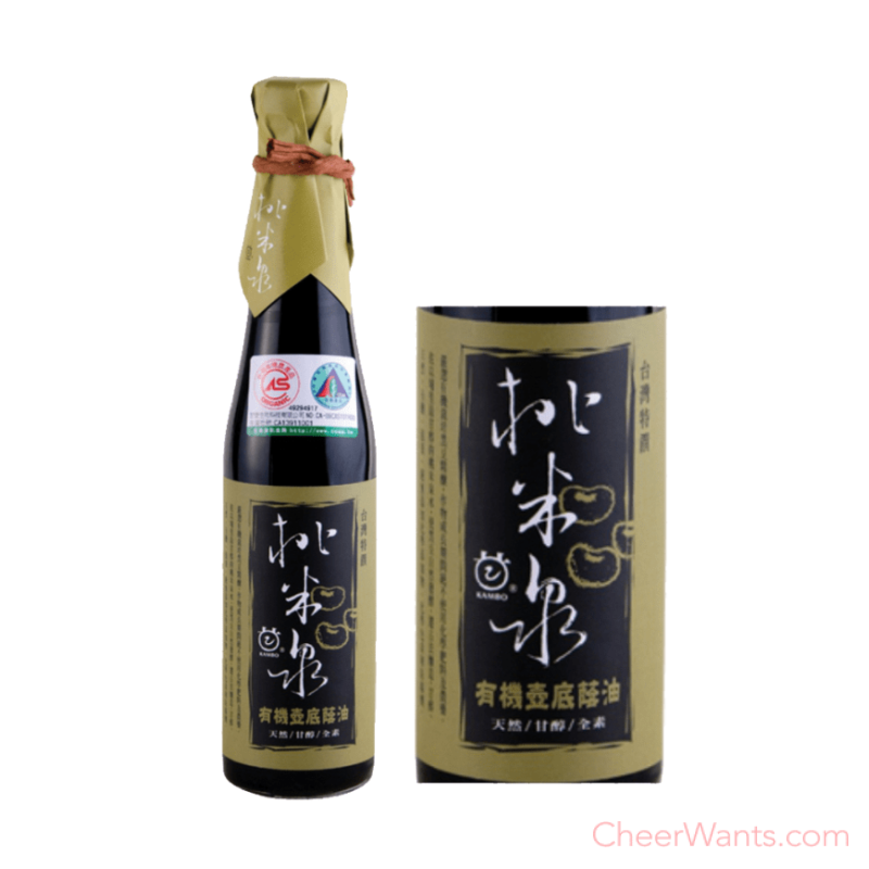 【KAMBO】桃米泉有機壺底蔭油(410ml/瓶)