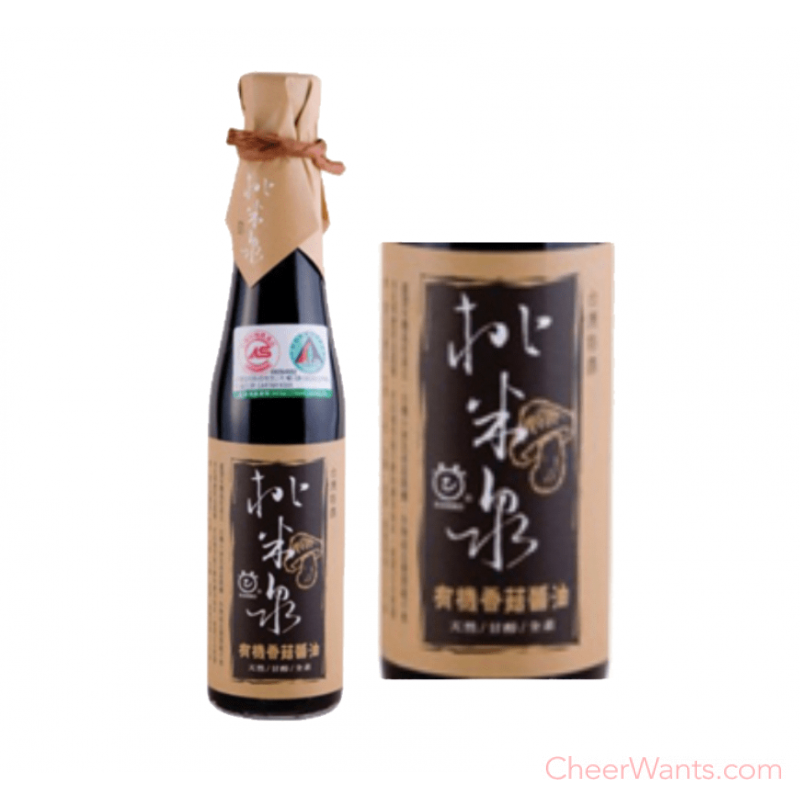 【KAMBO】桃米泉有機香菇醬油(410ml/瓶)