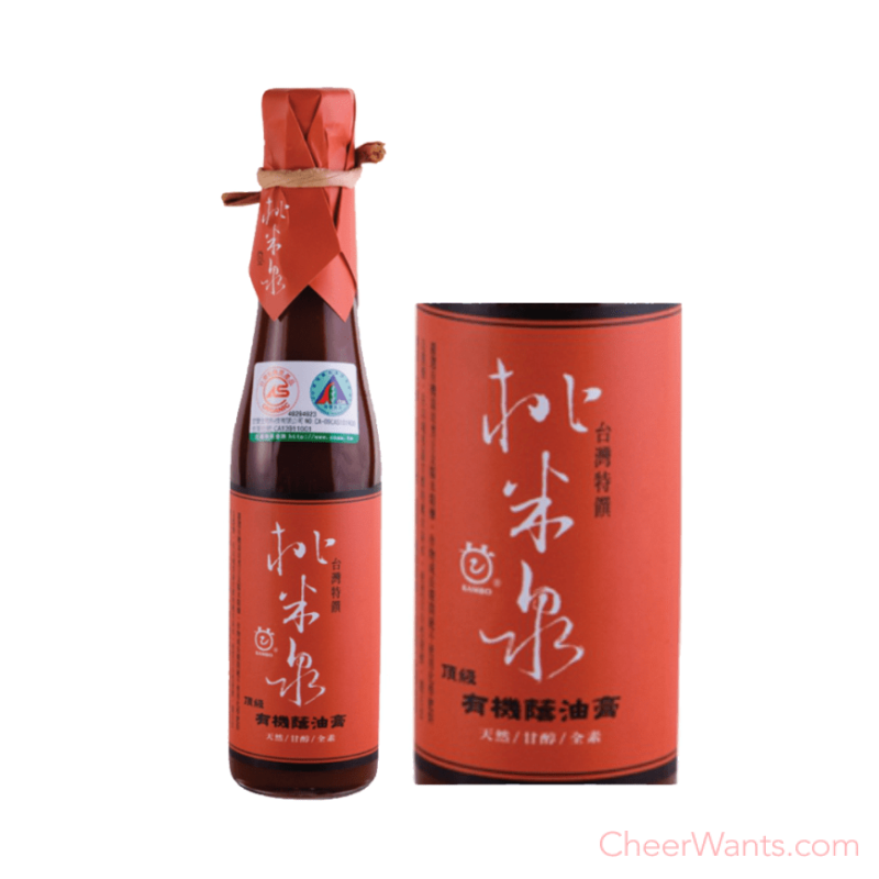 【KAMBO】桃米泉頂級有機蔭油膏(410ml/瓶)