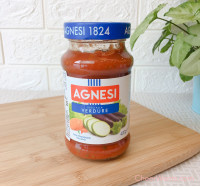 義大利【Agnesi】義大利蕃茄鮮蔬麵醬(400g/瓶)