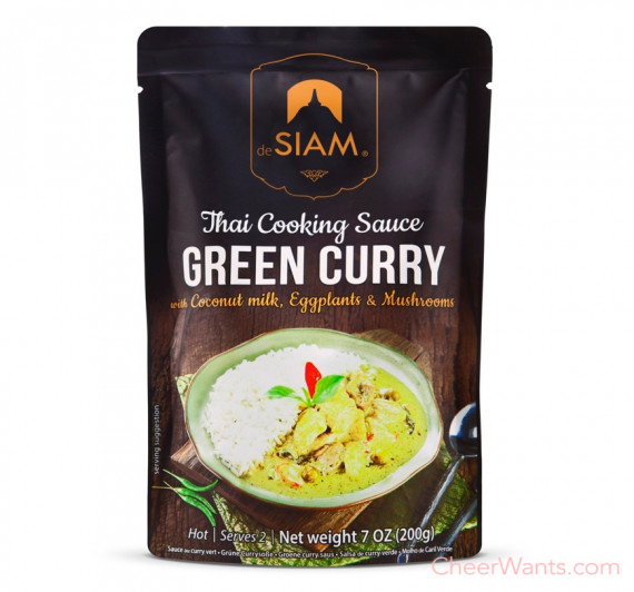 泰國【deSIAM】暹羅-泰式綠咖哩調理醬包(200g/包)