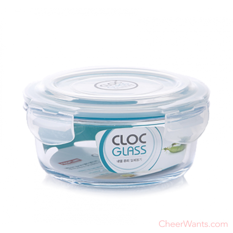 【Neoflam】Cloc 耐熱玻璃保鮮盒 圓形-620ml 