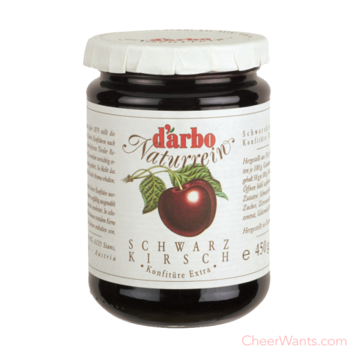 奧地利【D'arbo】德寶-天然酸櫻桃果醬 ( 450g/瓶 )