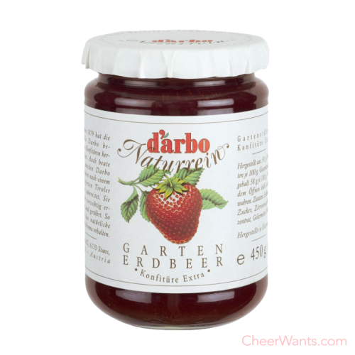 奧地利【D'arbo】德寶-天然草莓果醬 ( 450g/瓶 )