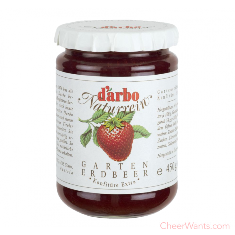 來自奧地利純天然果醬//奧地利【D'arbo】德寶-天然草莓果醬 ( 450g/瓶 )
