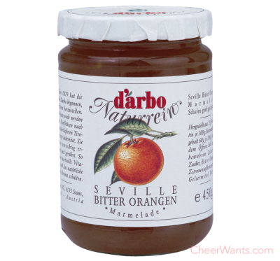 奧地利【D'arbo】德寶-天然柑橘果醬 ( 450g/瓶 )