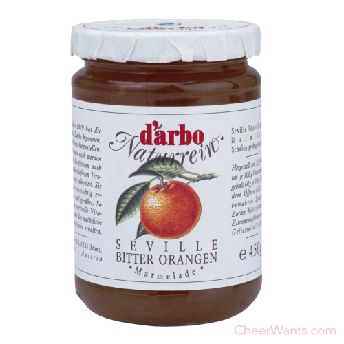 奧地利【D'arbo】德寶-天然柑橘果醬 ( 450g/瓶 )
