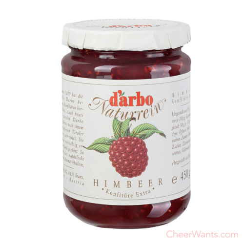 奧地利【D'arbo】德寶-天然覆盆莓果醬 ( 450g/瓶 )