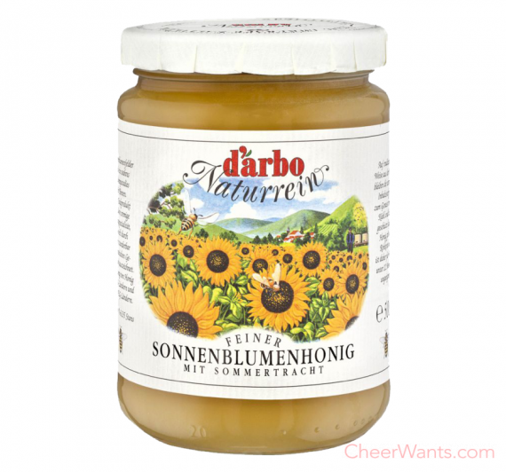 奧地利【D'arbo】德寶-天然向日葵蜂蜜 ( 500g/瓶 )