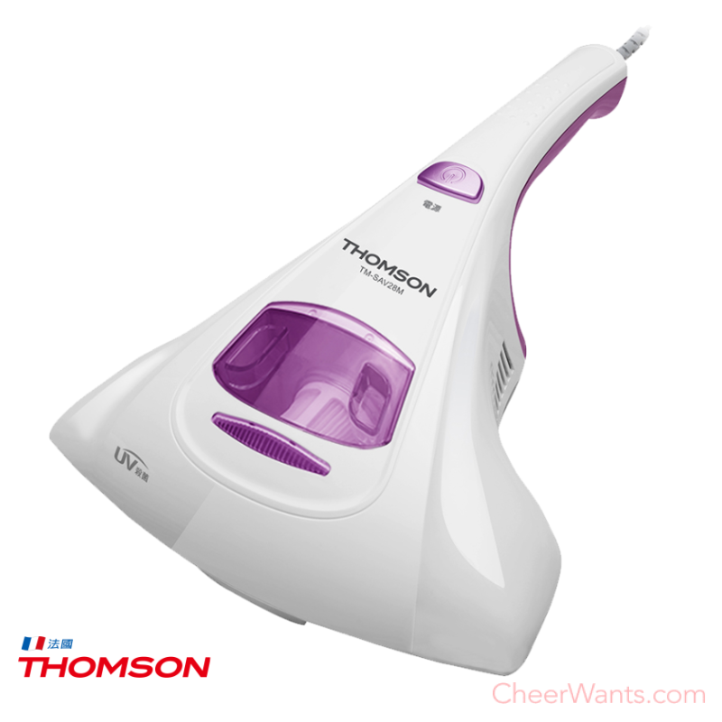 法國【THOMSON】紫外線抗敏除塵螨吸塵器-白紫色 (TM-SAV28M)