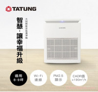 PM2.5去除率高達99%【Tatung 大同】Wi-Fi智能空氣清淨機 (TACR-1900PE-WI)
