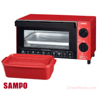 與日本同步流行【SAMPO】聲寶10L多功能魔法烘焙烤箱 (KZ-SA10)