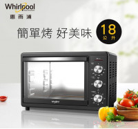 【Whirlpool 惠而浦】18公升不鏽鋼機械式烤箱 (WTOM181B)