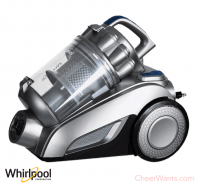【Whirlpool 惠而浦】550W多氣旋無集塵袋吸塵器 (VCK4007)