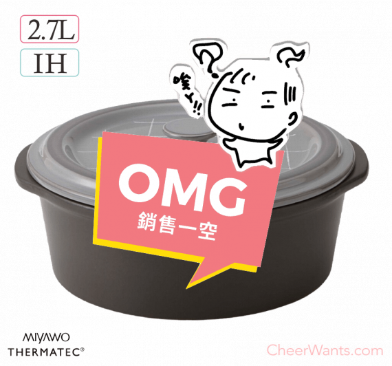 日本【MIYAWO 宮尾】IH系列-9號耐溫差陶土湯鍋(2.7L-極簡風格)