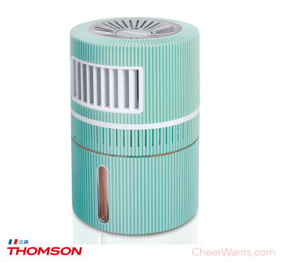 【THOMSON】隨身移動式水冷扇 (TM-SAF17U) 薄荷綠