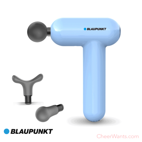 【BLAUPUNKT】藍寶mini USB隨身筋膜震動按摩槍-貝殼藍 (BPB-M07HU)