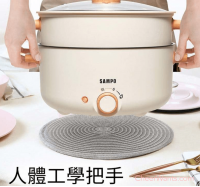 【SAMPO】聲寶3L日式多功能蒸煮料理鍋(附蒸籠)(TQ-BE30C)