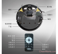 【SAMPO】聲寶高效能智慧型掃地機器人(EC-W19011SBL)