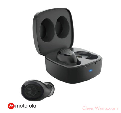 【Motorola】輕巧型真無線藍牙耳機-黑 (Verve Buds 100)