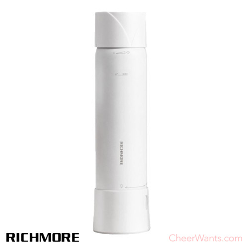 【RICHMORE】RichSoda 氣泡水隨手瓶-白（不鏽鋼款旋蓋）(RM-308-304)