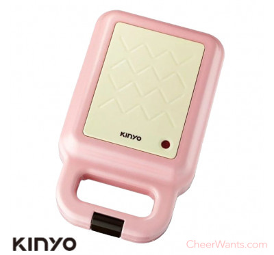【KINYO】2in1三明治點心機-粉色 (SWM-2378PI)