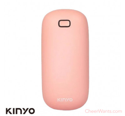 【KINYO】充電式暖暖寶-橘 (HDW-6766O)