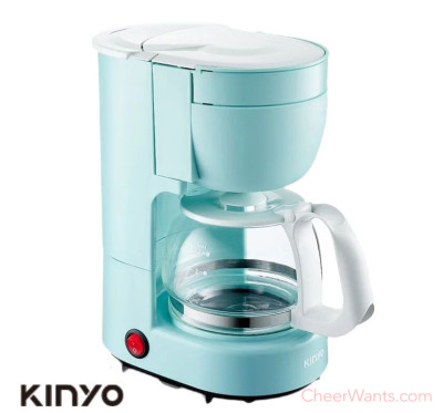 【KINYO】四杯滴漏式咖啡機-藍色 (CMH-7530)