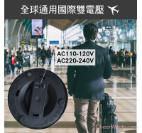 出國旅行必備【KINYO】雙電壓旅行快煮壼 0.6L  (AS-HP70)