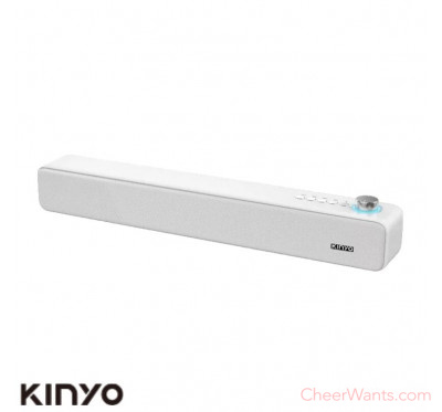 【KINYO】藍牙5.0音箱-白色 (BTS-735)