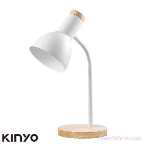 【KINYO】原木質感檯燈 (PLED-424)