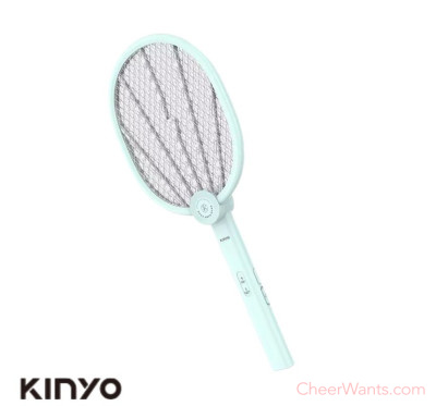 【KINYO】雙按鍵折疊充電式電蚊拍 (CM-3385)