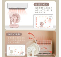 【KINYO】3D智能溫控循環扇 (CCF-8770)-花漾粉