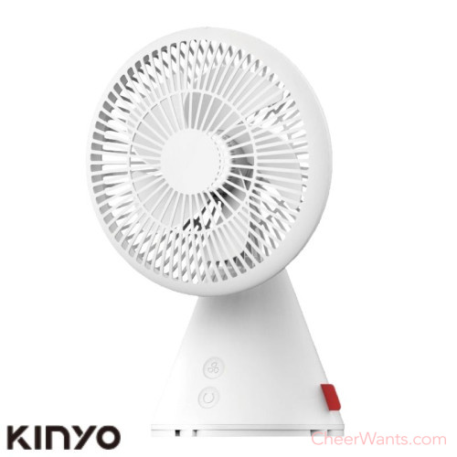 【KINYO】八吋充電式靜音伸縮立扇 (CF-1155)