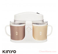 【KINYO】雙杯DIY自動冰淇淋機 (ICE-480)