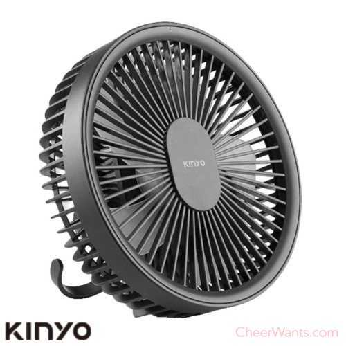 【KINYO】無線遙控LED吊扇 (UF-7065)-質感灰