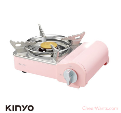 【KINYO】 迷你卡式爐(KGS-7588)-粉色