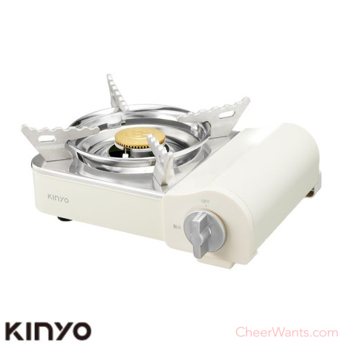 【KINYO】 迷你卡式爐(KGS-7588)-白色