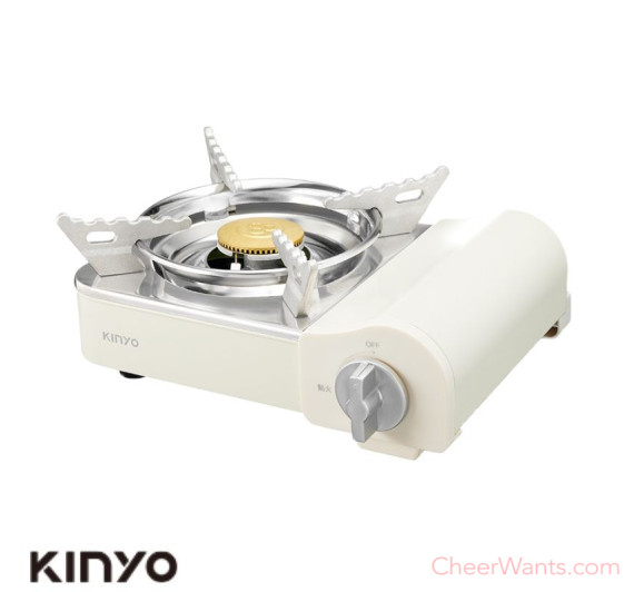 【KINYO】 迷你卡式爐(KGS-7588)-白色