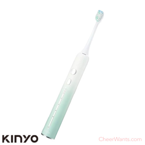 【KINYO】漸層音波電動牙刷(ETB-820)-漸層綠