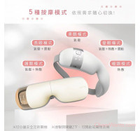 【KINYO】氣壓熱敷按摩眼罩 (IAM-2603)-咖色