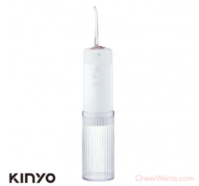 【KINYO】經典美型隨身沖牙機 (IR-1008)-白色