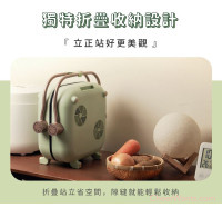 【RICHMORE】TwinChef 雙廚折疊爐-嫩玫粉 (單盤)(RM-0648P)