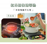 【RICHMORE】TwinChef 雙廚折疊爐-嫩玫粉 (雙盤)(RM-0648TP)