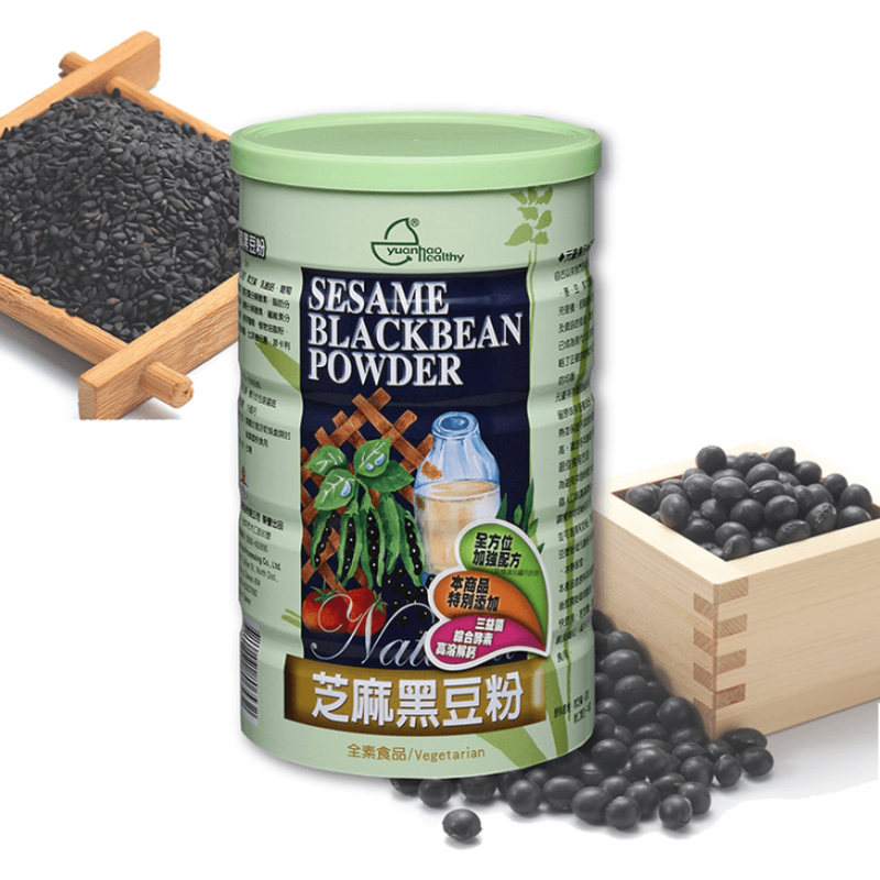 【元豪】芝麻黑豆粉(600g/罐)