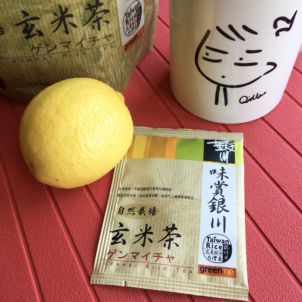 紅夾子@輕頑味。吃銀川有機玄米茶