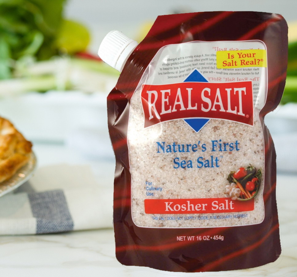 【美國RealSalt鑽石鹽】頂級天然海鹽454g (中鹽/袋裝)/2袋組